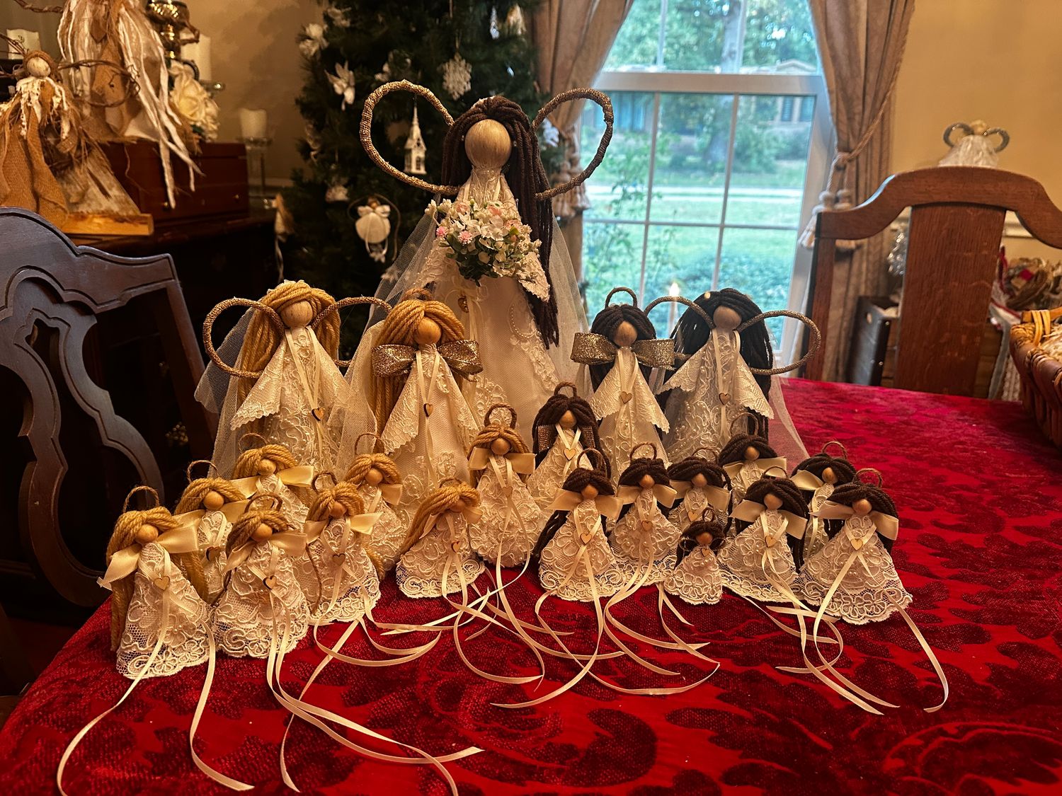 Bride/Wedding Angels from Customer’s Vintage Dress