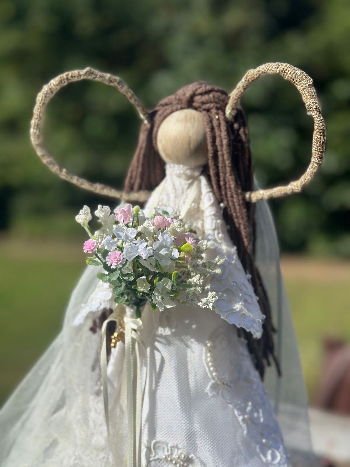 Bride/Wedding Angels from Customer’s Vintage Dress