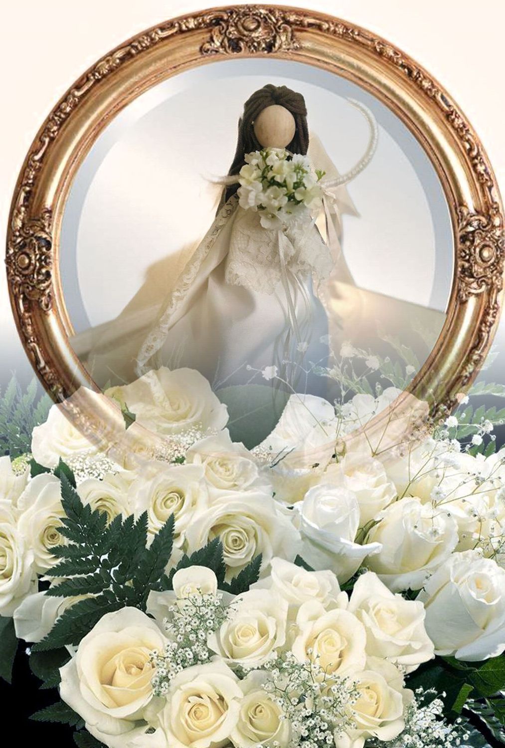 Custom Bride/Wedding Angel made from Customer’s Gown