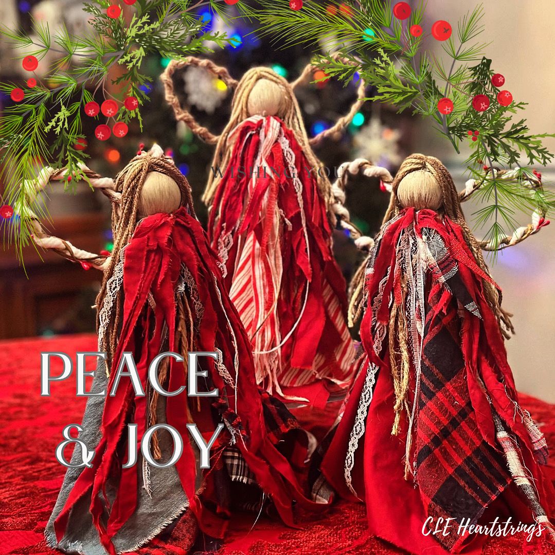 Card: Peace and Joy  (blank, with envelope)