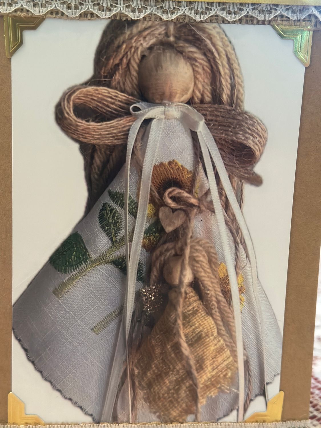Mother and Baby Card (sunflower theme) Blank Inside