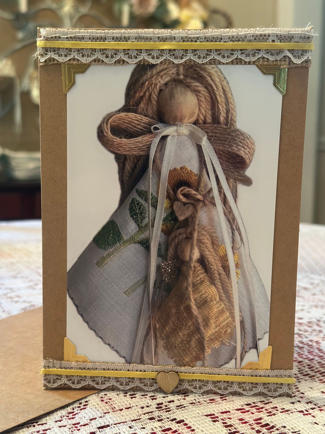Mother and Baby Card (sunflower theme) Blank Inside