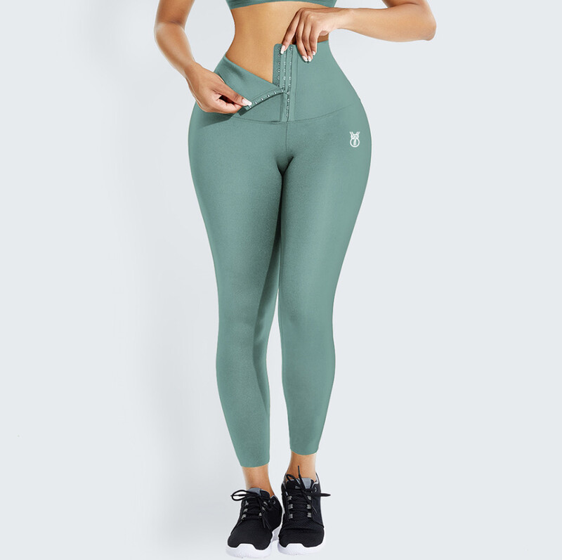 High Waist leggings Sage $20.00