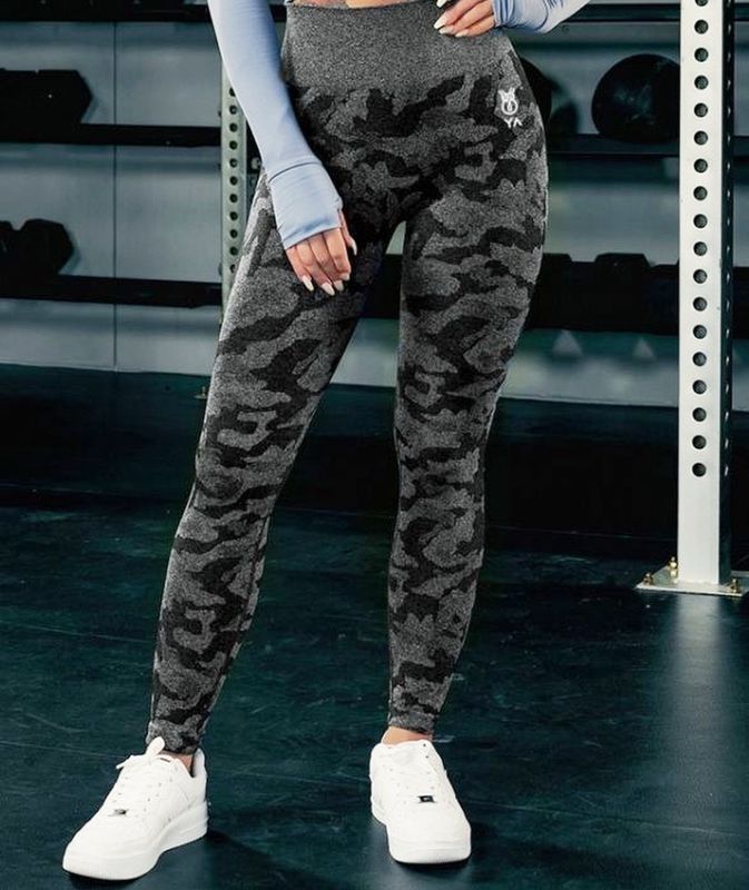 Black Camo Leggings $15.00