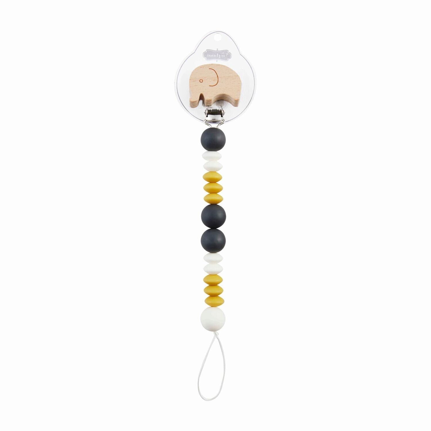 Wood Elephant Pacy Clip