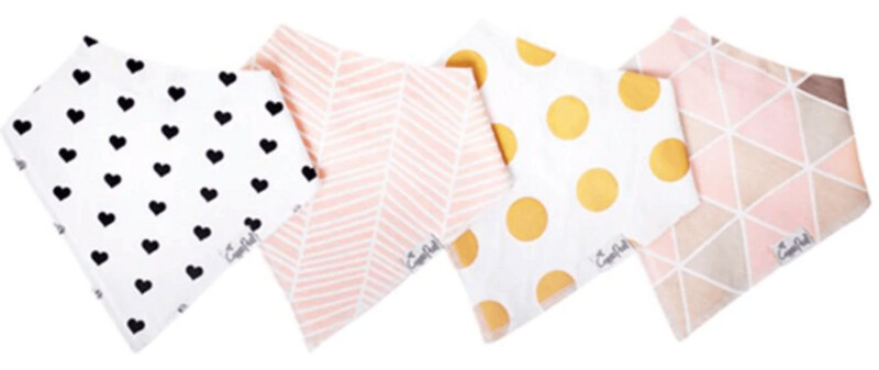 Blush Baby Bandana Bibs