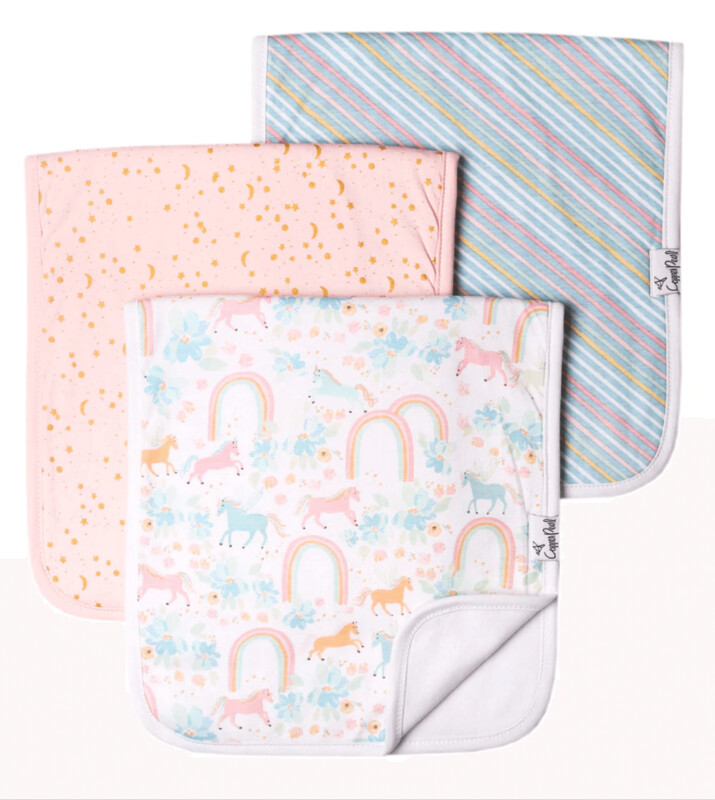 Premium Burp Cloths- Whimsey