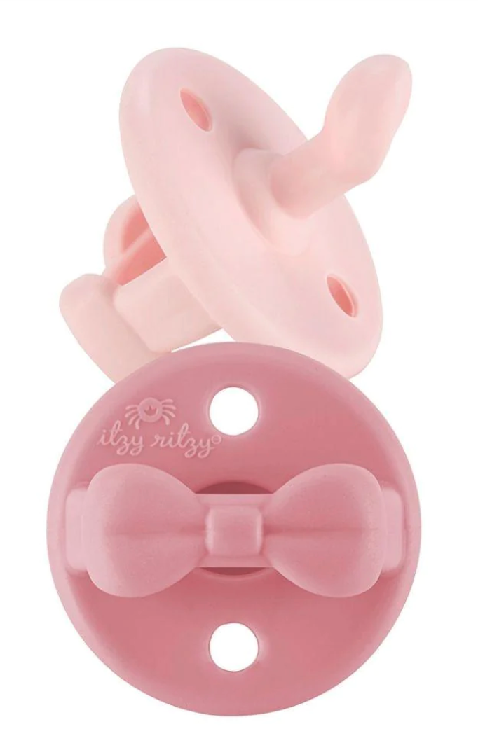 Sweetie Soother Orthodontic Pacifier Set- Ballet and Primrose