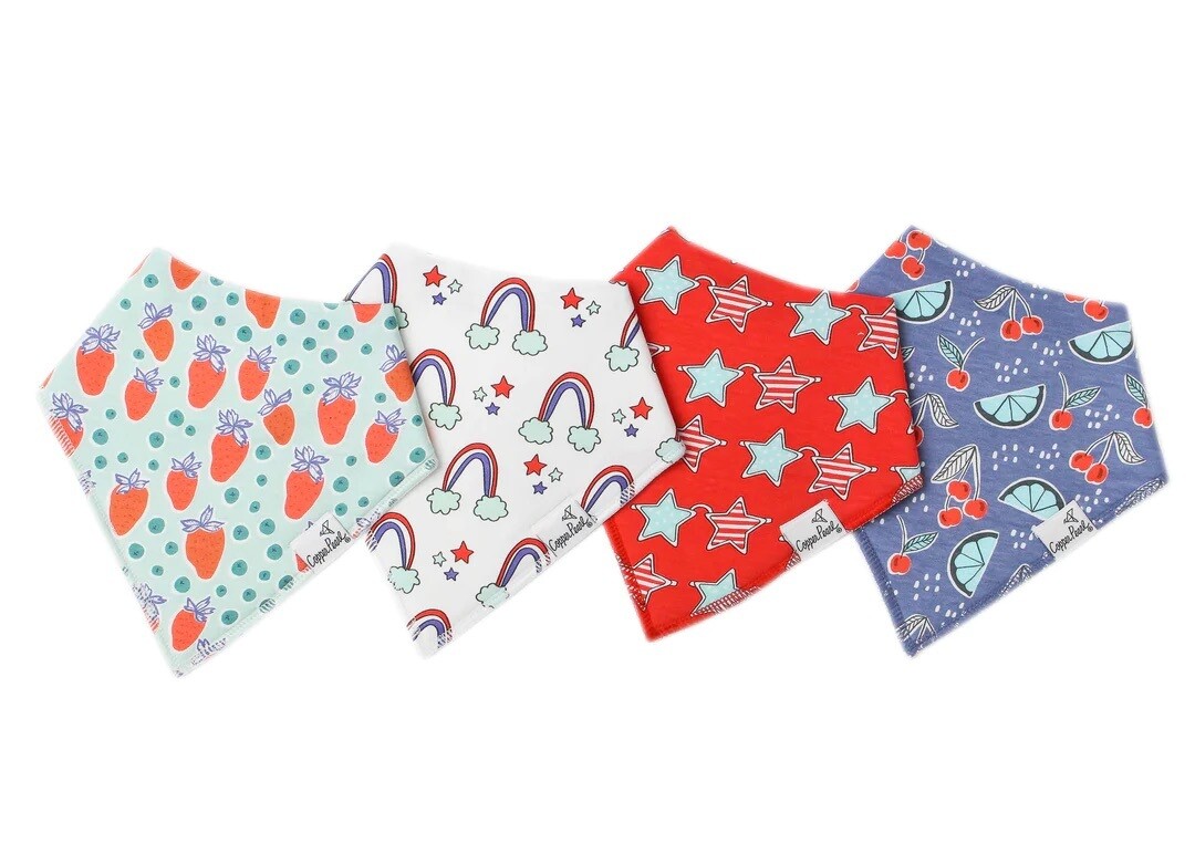 Liberty Baby Bandana Bibs