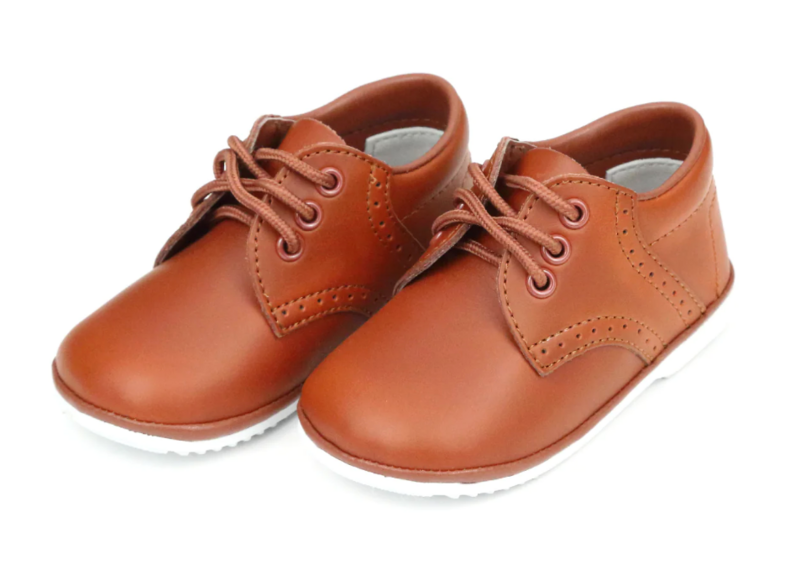James Lace Up Shoe in Cognac