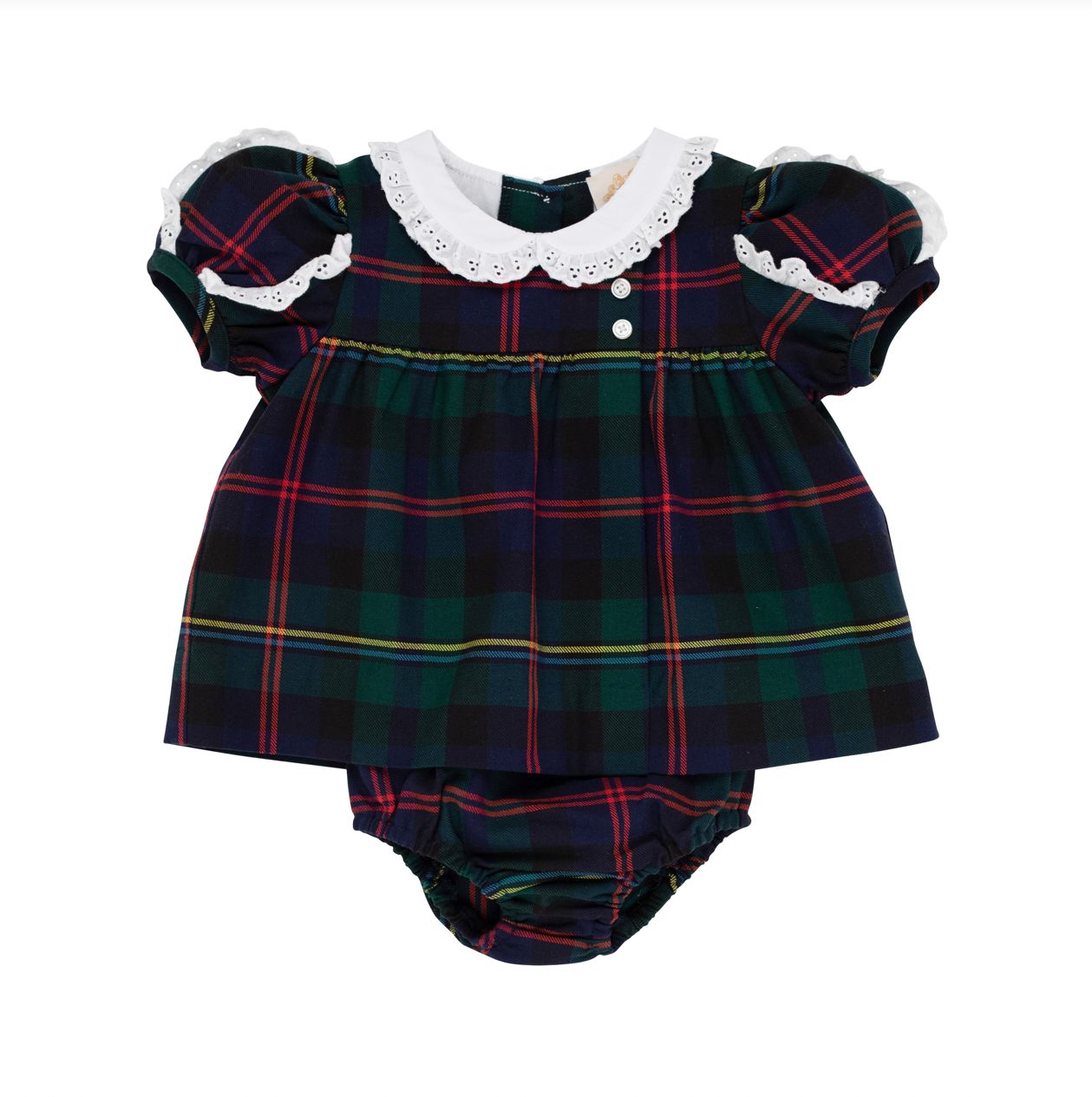 Mary Baker Bloomer Set In Horse Trail Tartan