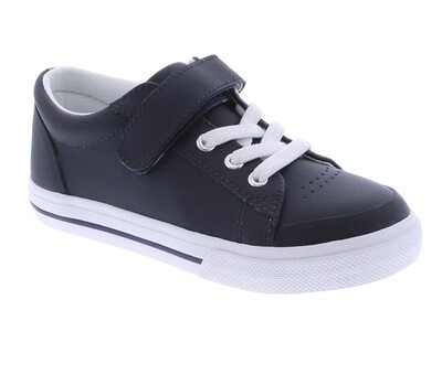 Reese Navy Leather Shoes