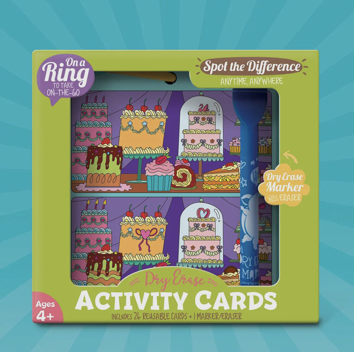Spot the Difference Dry Erase Activity Cards