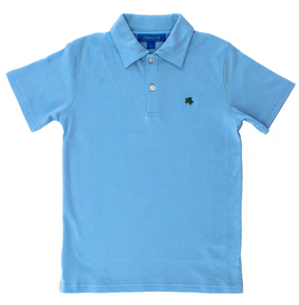 Henry Short Sleeve Bayberry Polo, Size: 12m