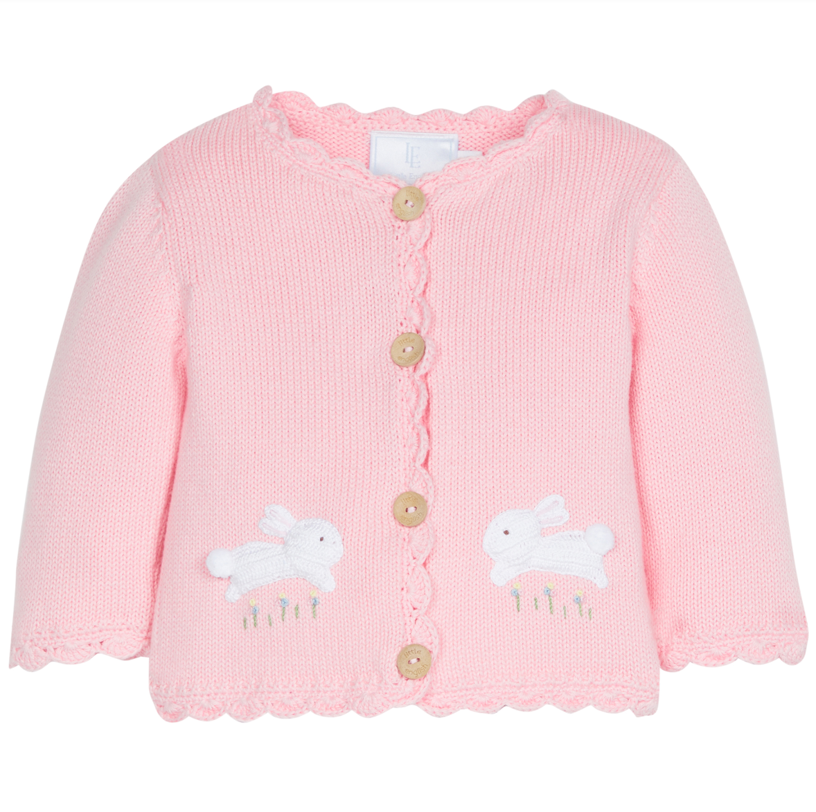 Pink Bunny Crochet Sweater