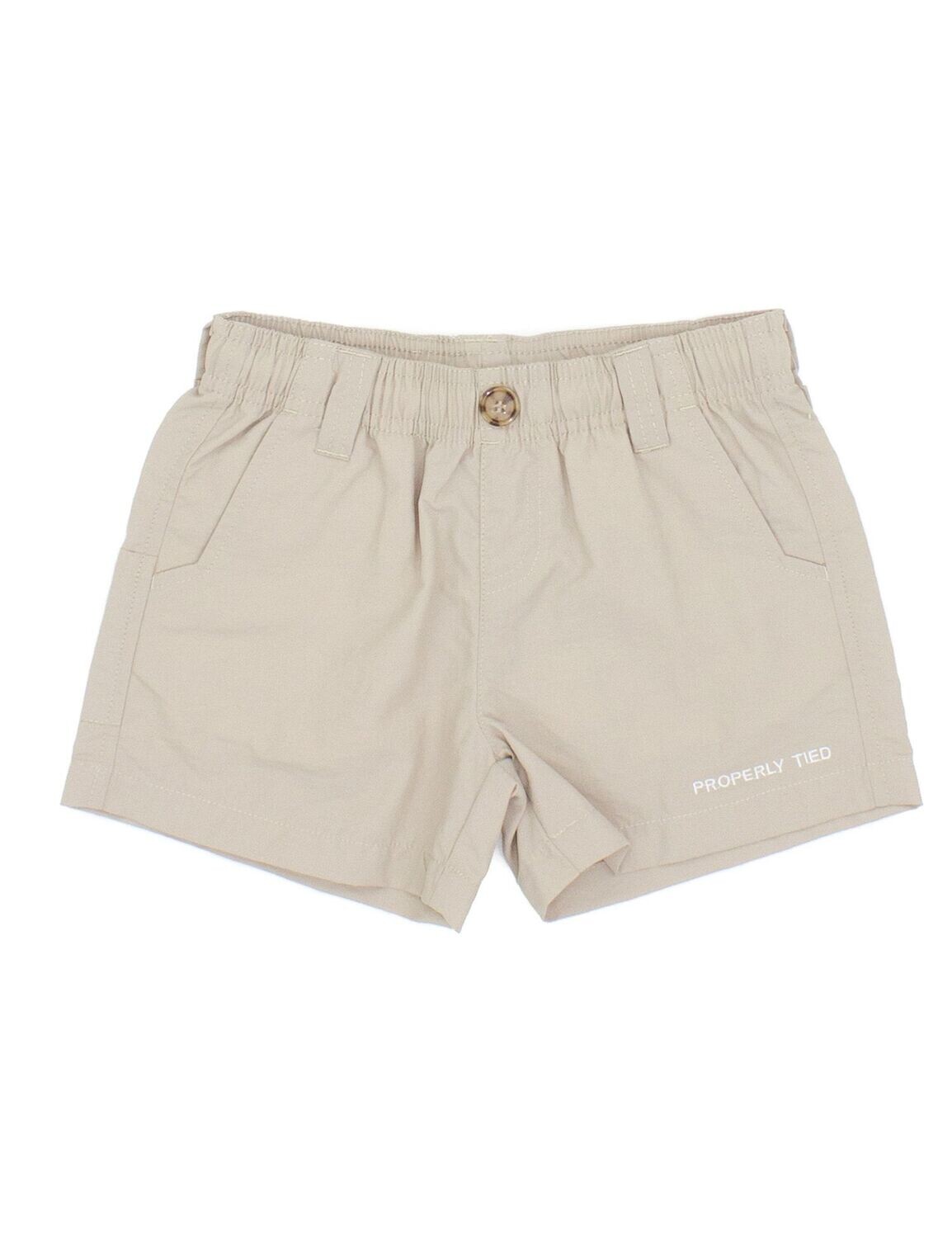 Khaki Mallard Shorts, Size: 2T