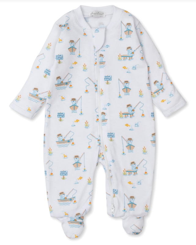 Rather Be Fishing Footie with Zipper