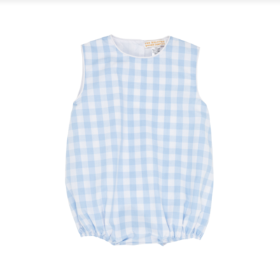 Benjamin Bubble in Beale Street Blue Check and Worth Avenue White