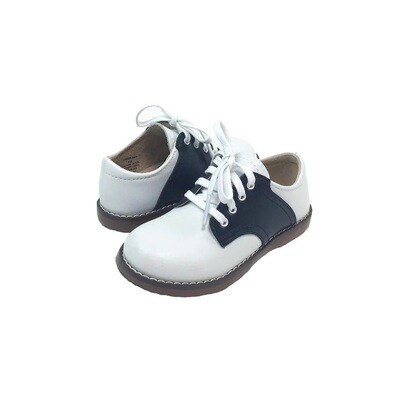 Cheer White/Navy Saddle Shoes