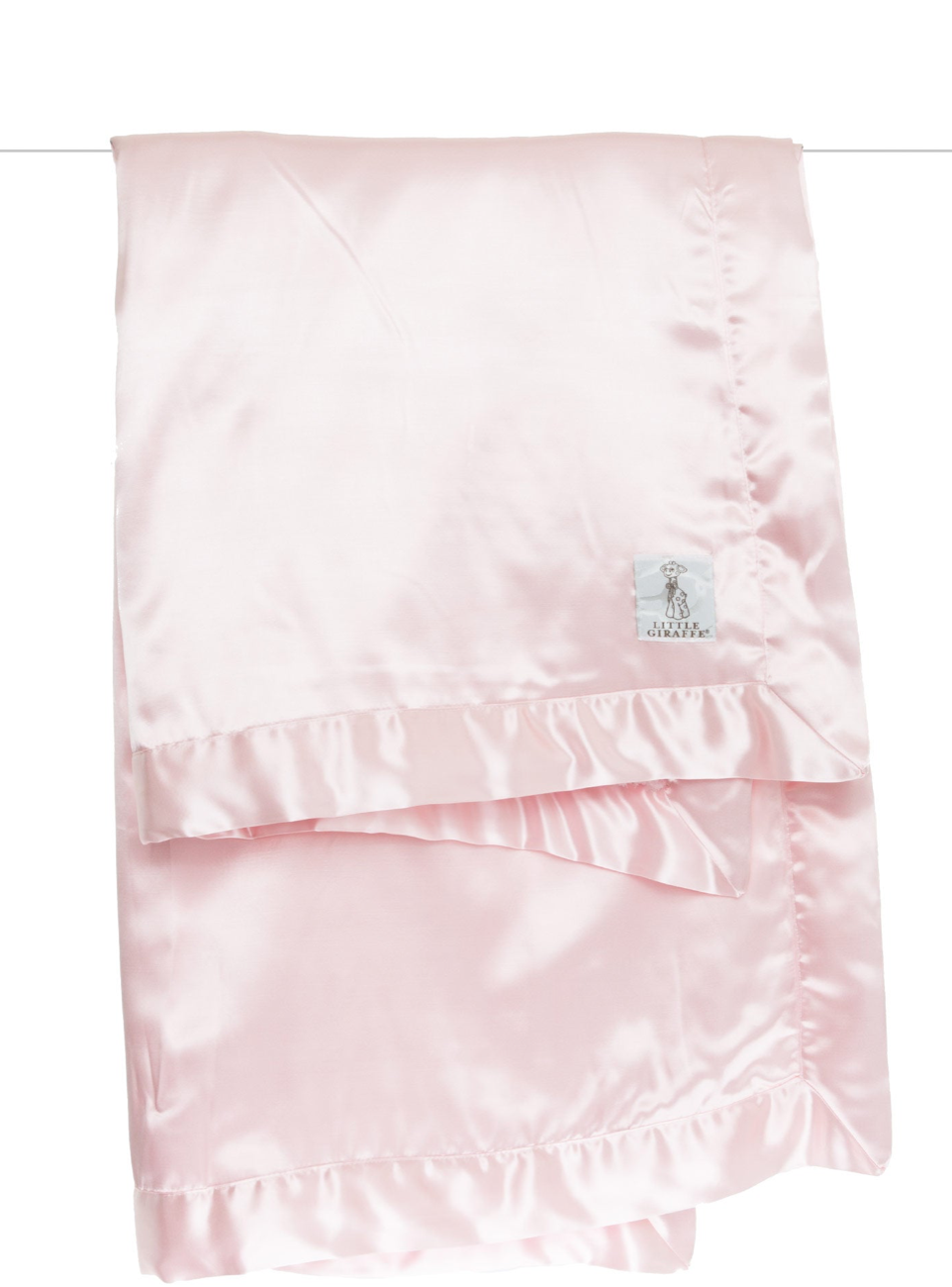 Chinelle Satin Baby Blanket, Color: Pink
