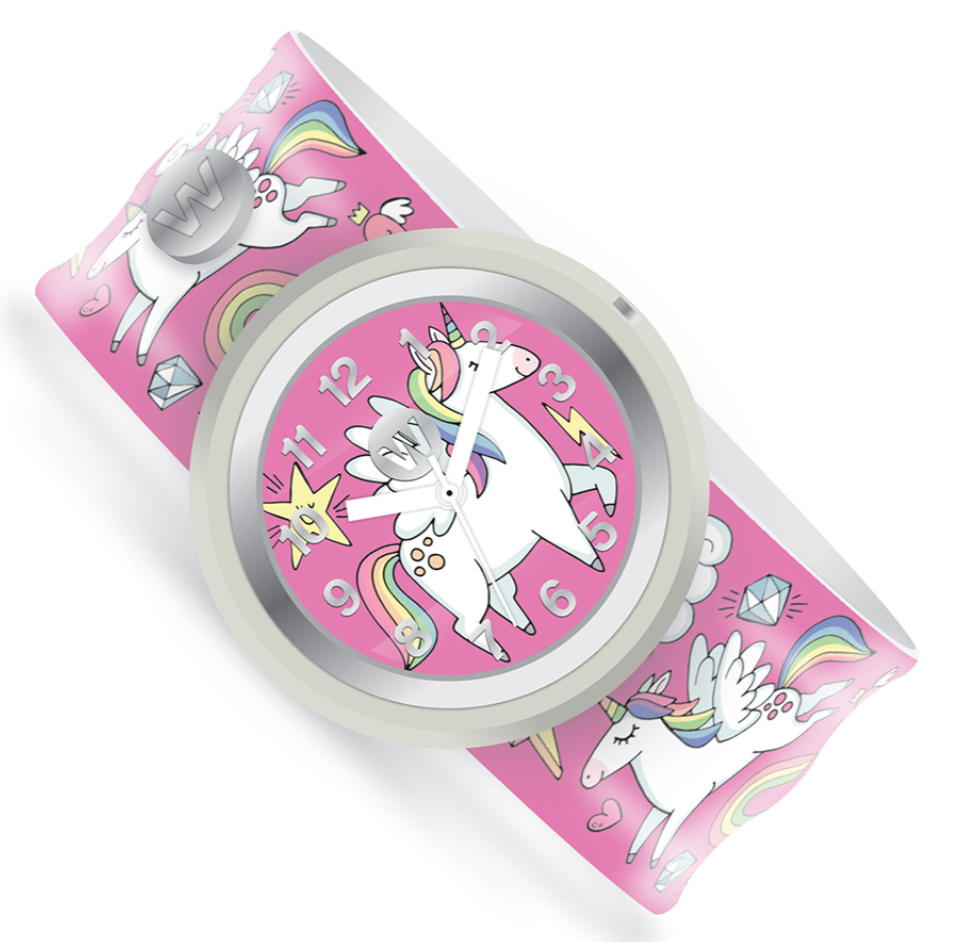Watchitude Slap Bracelet Watches, Design: Unicorn World