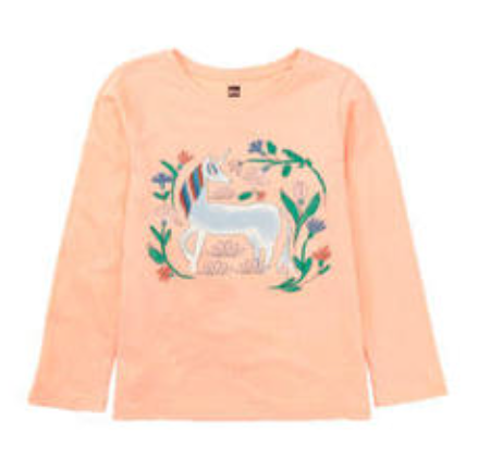 Unicorn Graphic Long Sleeve Tee