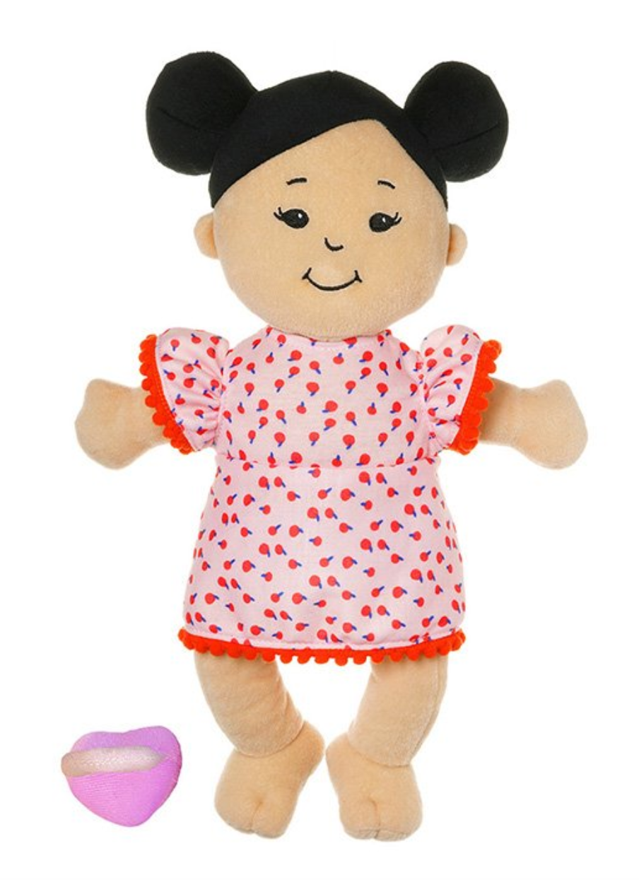 Wee Baby Stella Light Beige with Black Buns