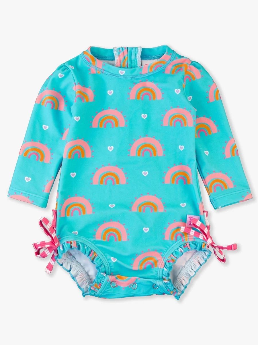 Catching Rainbows Long Sleeve One Piece Rashguard
