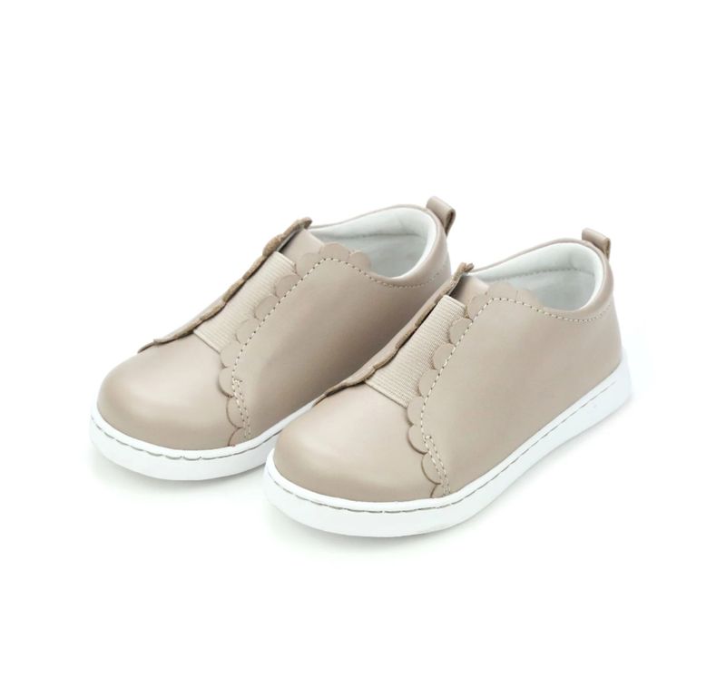 Phoebe Almond Elastic Slip On Shoes