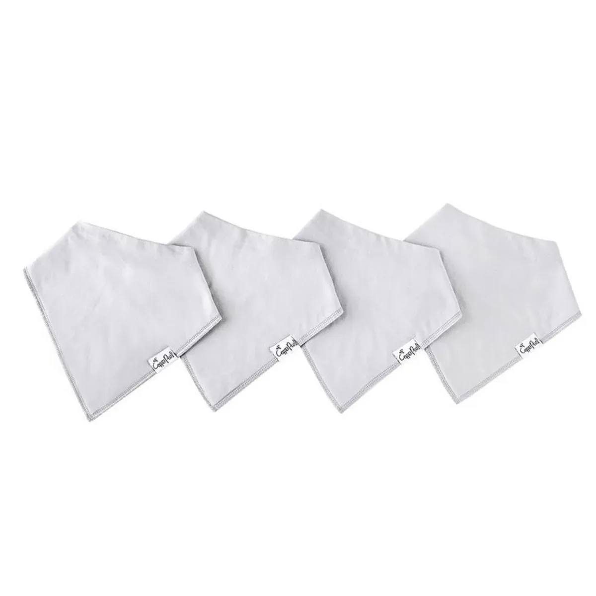 Baby Bandana Bibs- Grey Basics