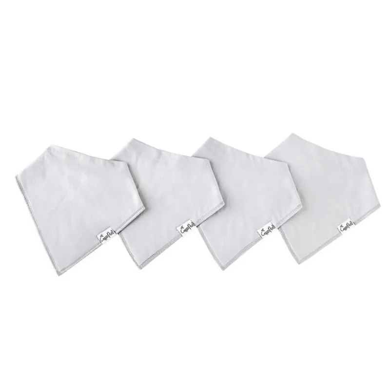 Baby Bandana Bibs- Grey Basics