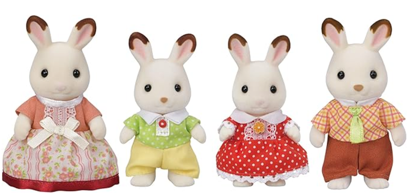 Chocolate Rabbit Family