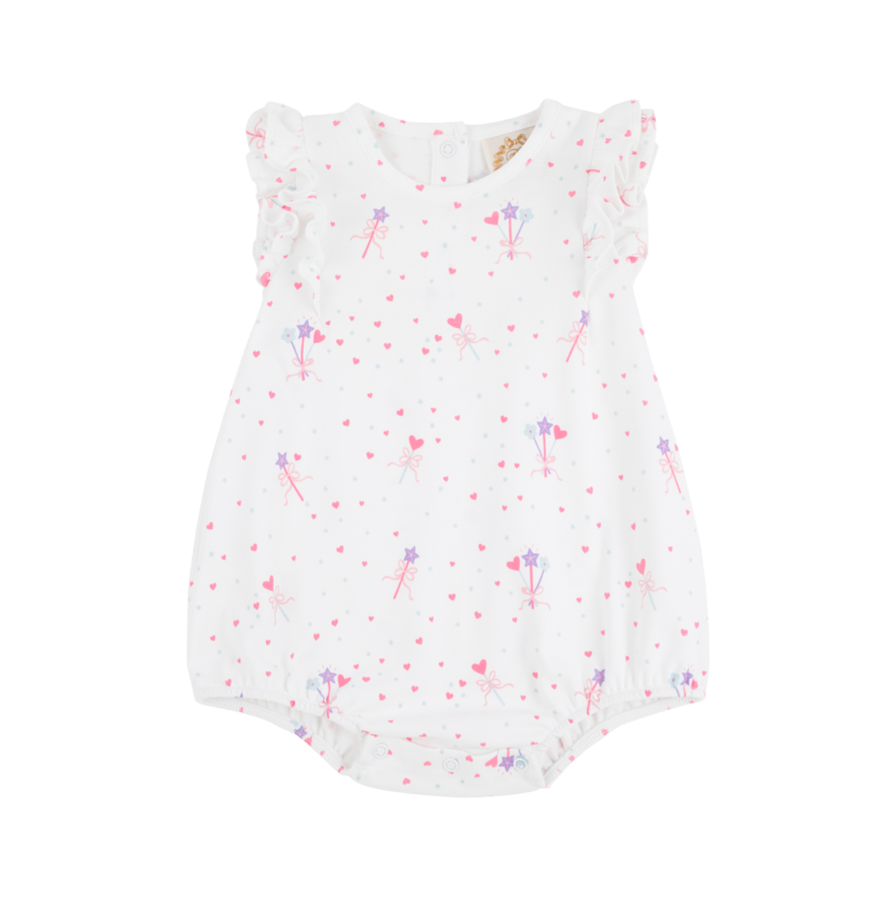 Ruehling Ruffle Bubble- Pima in Fairy Dust Sprinkles