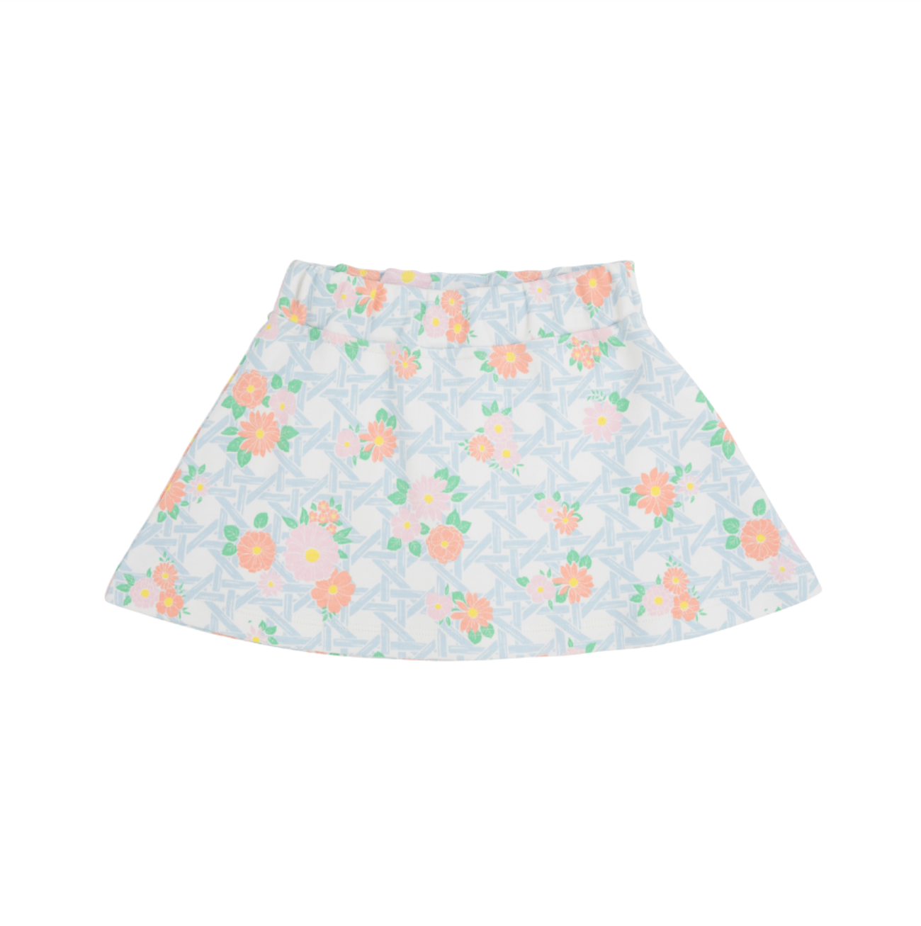 Susanne Skirt-Beale Street Blue and Hamptons Hot Pink Sewanee Seersucker