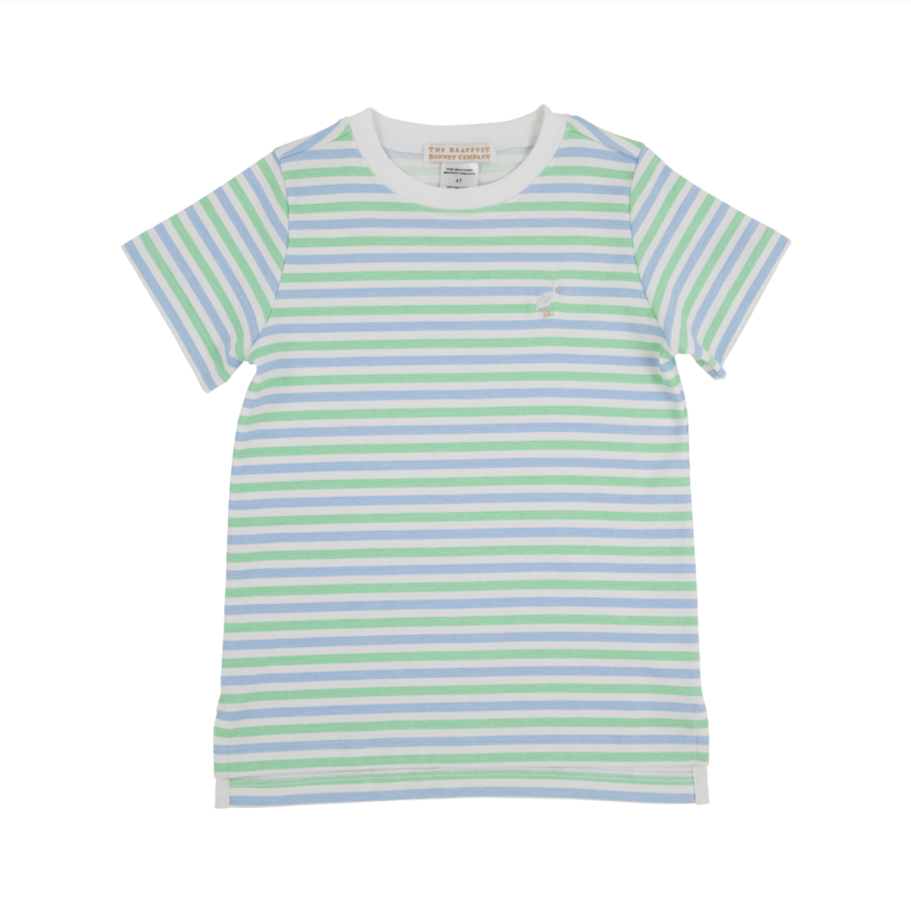 Carter Crew Neck in Kennedy Cruise Stripe and Multicolor Stork