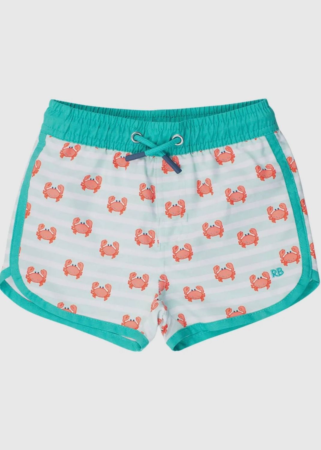Crabby Cove Dolphin Hem Swim Trunks