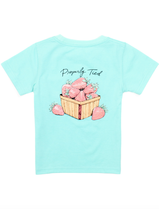 Strawberry Basket Short Sleeve T-Shirt