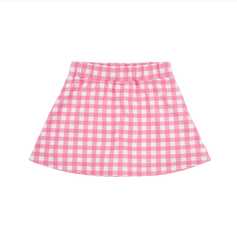 Searcy Skort in Hamptons Hot Pink Gingham