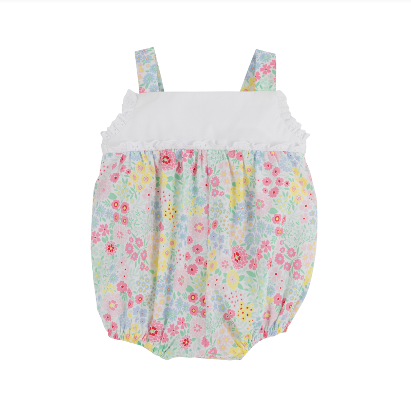 Bitsy Bubble in Broadcloth in Merry Little Meadow and Worth Avenue White