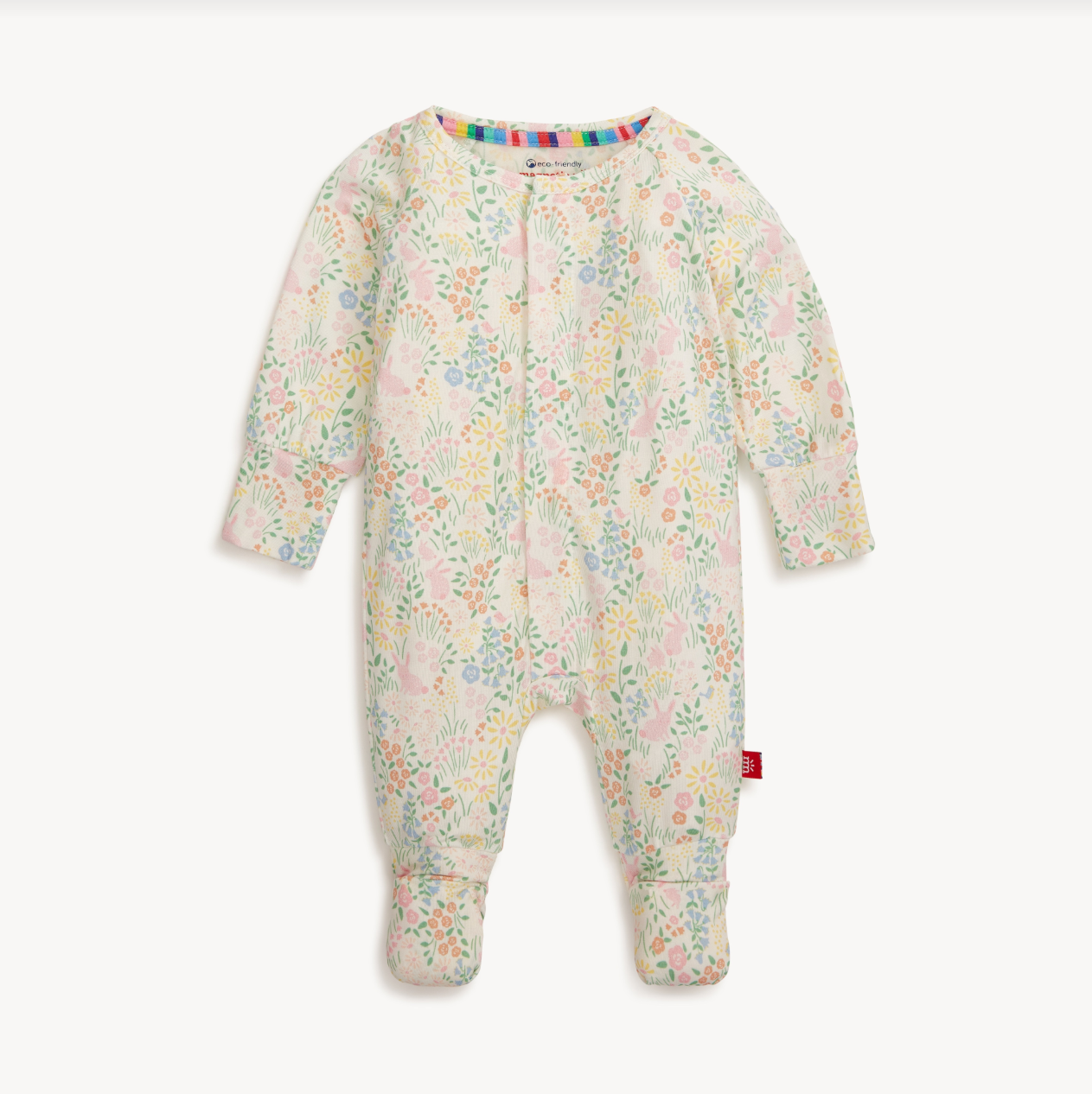 Hoppy Garden Modal Magnetic Grow with Me Coverall