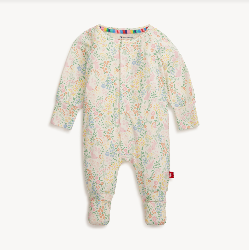 Hoppy Garden Modal Magnetic Grow with Me Coverall