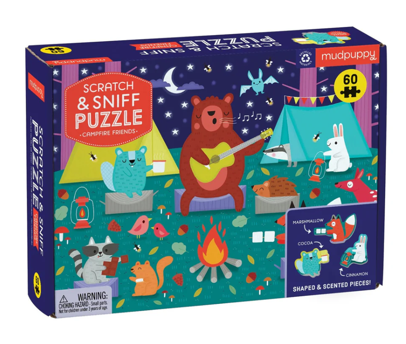 Campfire Friends Scratch and Sniff Puzzle