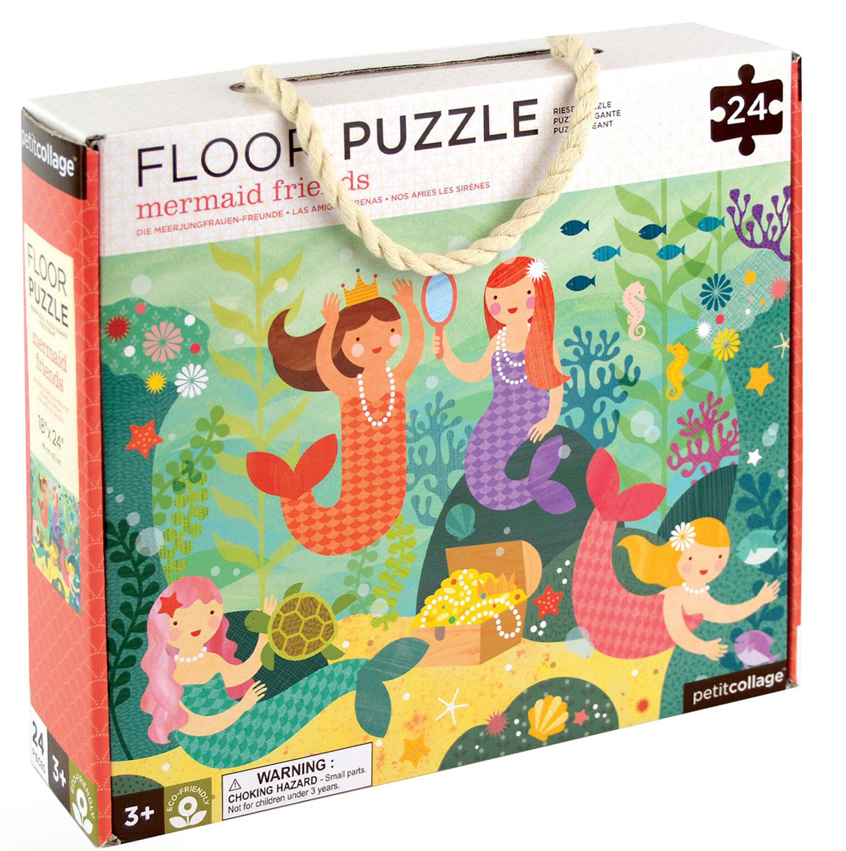 Mermaid Friends 24-Piece Floor Puzzle