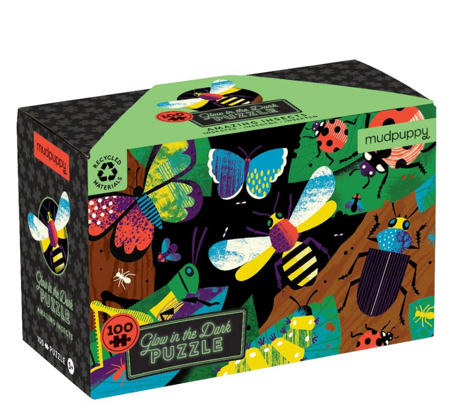 Amazing Insects Glow in the Dark Puzzle