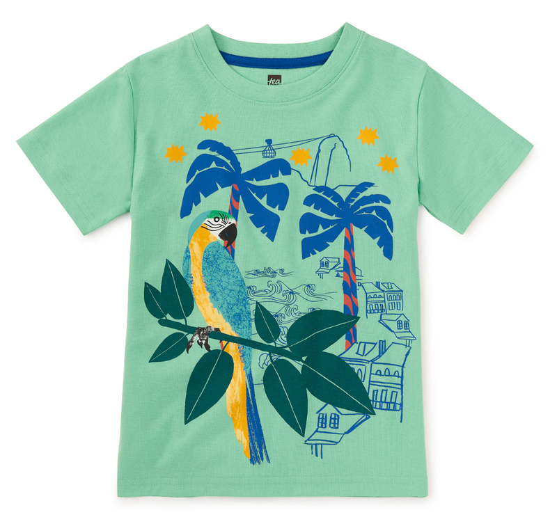 Rio Parrot Scenic Graphic Tee