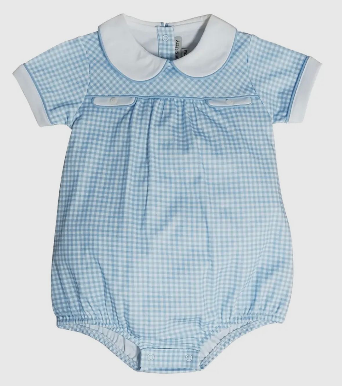 Baby Boy's Check Bubble