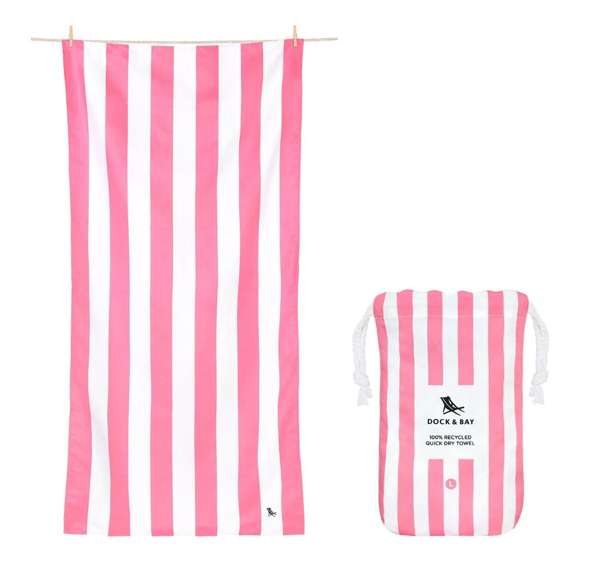 Phi Phi Pink XL Quick Dry Towel