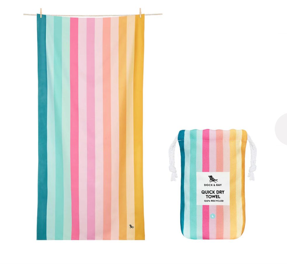 Coastal Candy Large Quick Dry Towel