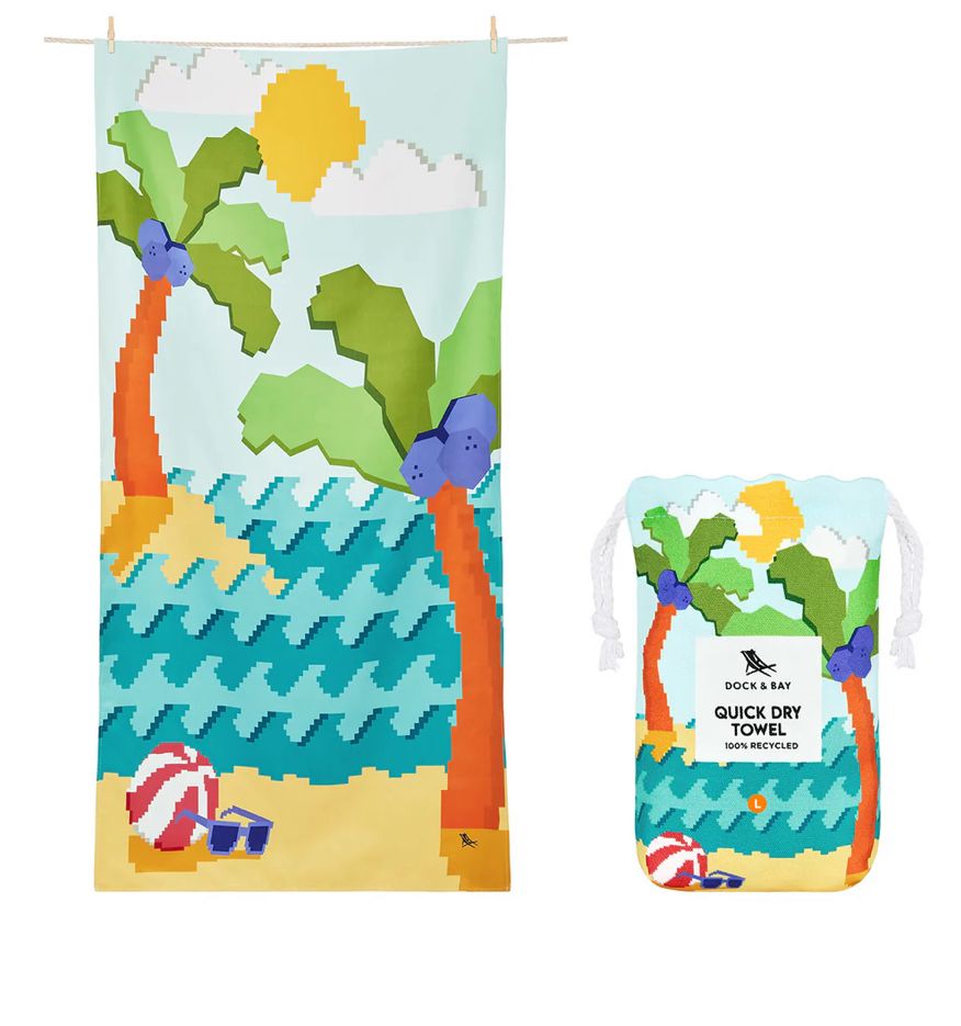 Build-A-Beach Kid Quick Dry Towel