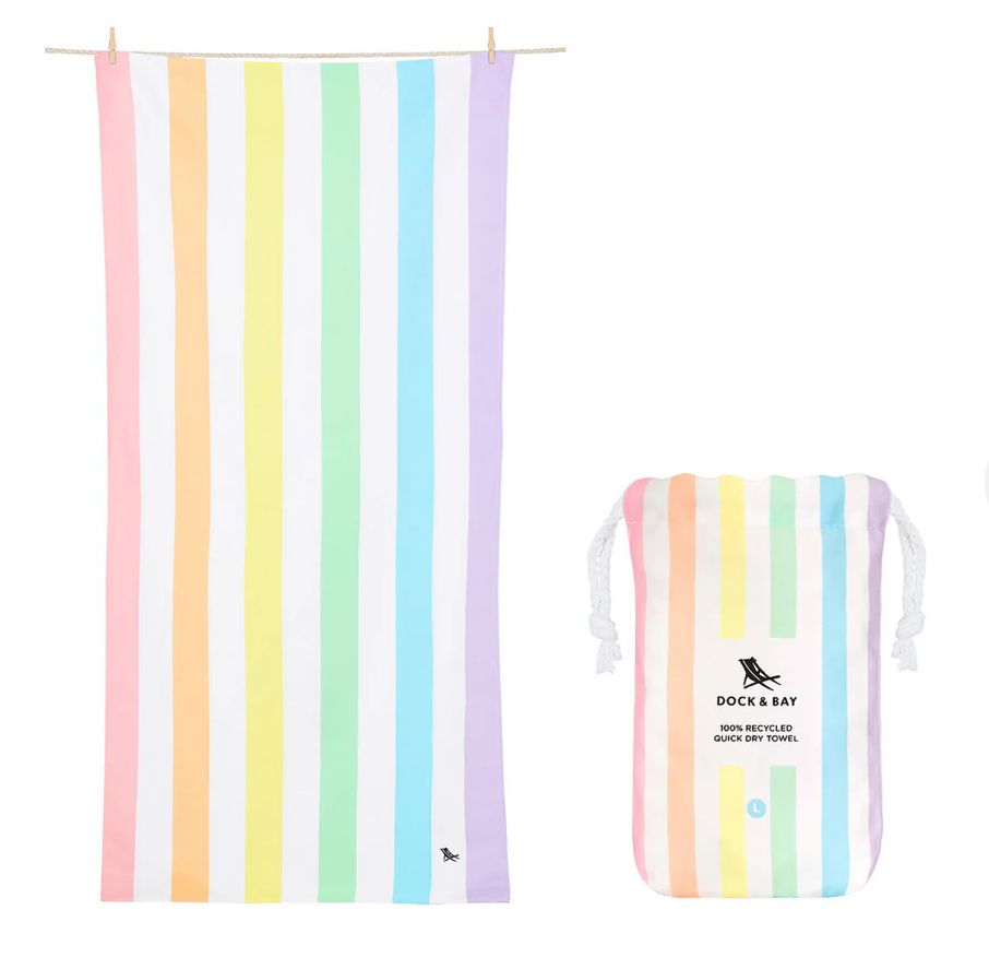 Unicorn Waves Large Quick Dry Towel